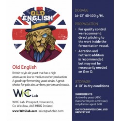 whc yeast old english - 2