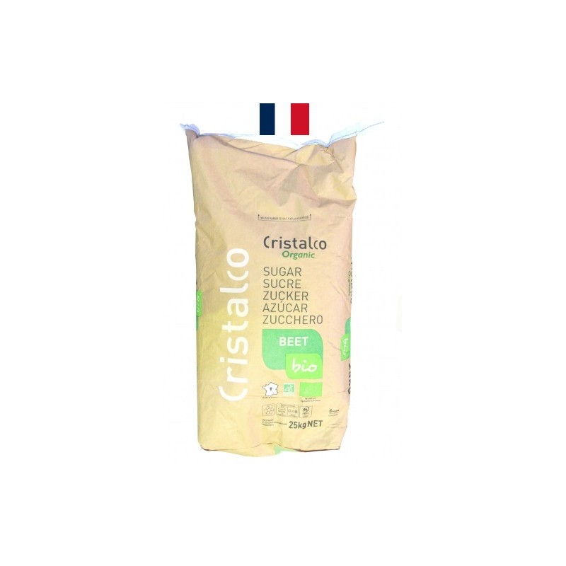 Sucre de betterave bio, origine France