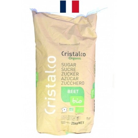 Sucre de betterave bio, origine France