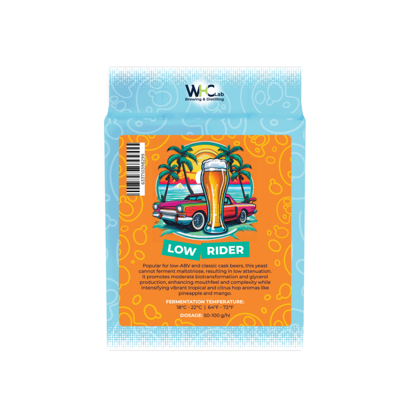 WHC Low rider dry yeast - low-no alcohol yeast strain