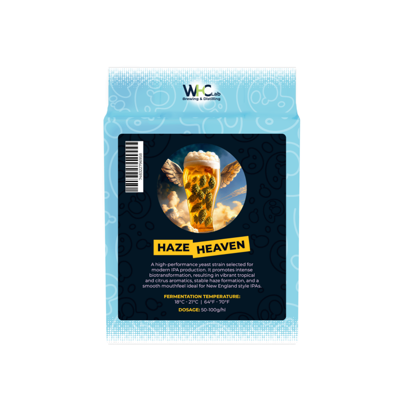 WHC dry yeast Haze Heaven. Hazy beer yeast